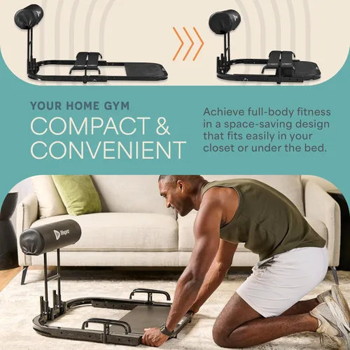 Miniatura 6 de Lifepro Hip Thrust Machine – Adjustable Glutes Workout Equipment for Home – GluteBlast Foldable Booty Builder, Sissy Squat Machine, Thrust Glute