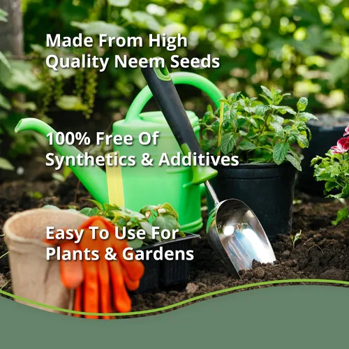 Miniatura 4 de Meal de semillas de neem (5 libras) - Torta de neem orgánica para plantas - Fertilizante OMRI listado para plantas, vegetales, céspedes y jardinería