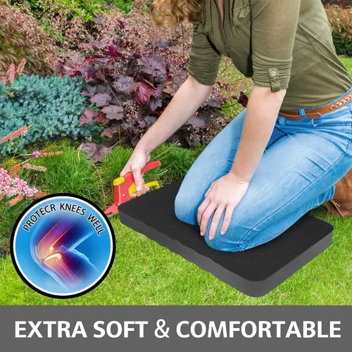 Miniatura 7 de HOOPLE Almohadilla para arrodillarse para jardinería, almohadilla de espuma ligera para rodillas para jardín, baño, yoga y ejercicio, almohadilla