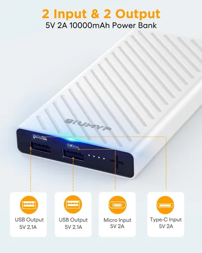 Miniatura 4 de Paquete de batería de chaleco calefactable, batería de 10000 mAh, 5 V 2 A, especialmente diseñada para chaqueta térmica, ropa térmica, manta térmica