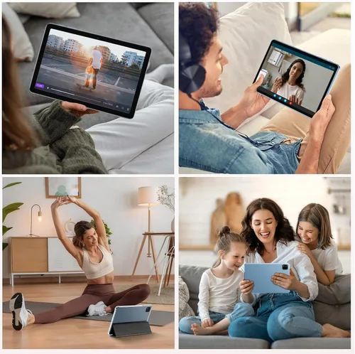 Miniatura 7 de EDDBNi Tablet Android 15 de 10.1 pulgadas Tablet 2025 últimas Tablets con teclado ratón 24GB+64GB 2TB de expansión 6000mAh procesador Octa-Core Azul