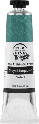 Miniatura 135 de Tusc & Pine Pintura al óleo Artist – Alizarin Crimson, 1.4 fl oz, sin amarilleo, consistencia rica y cremosa, carga máxima de pigmento, pinturas al