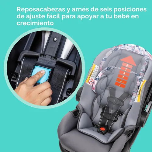 Miniatura 10 de Sistema de viaje Baby Trend EZ Ride SE con asiento de seguridad para bebé, Bluebell