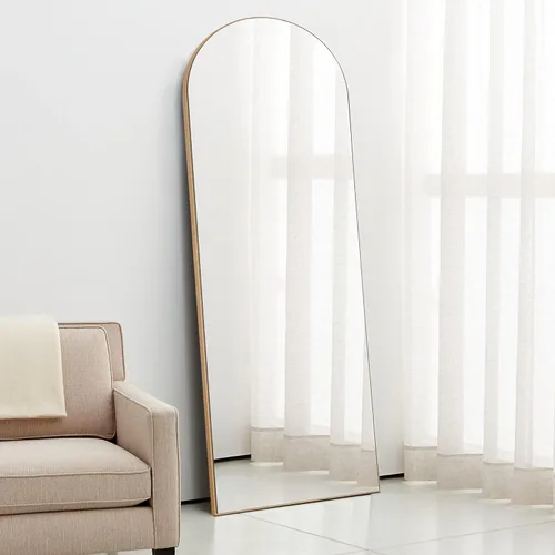 Miniatura 40 de KIAYACI - Espejo para pared de cuerpo completo, espejo para dormitorio o vestidor, se puede colocar de pie, colgado o apoyado contra la pared