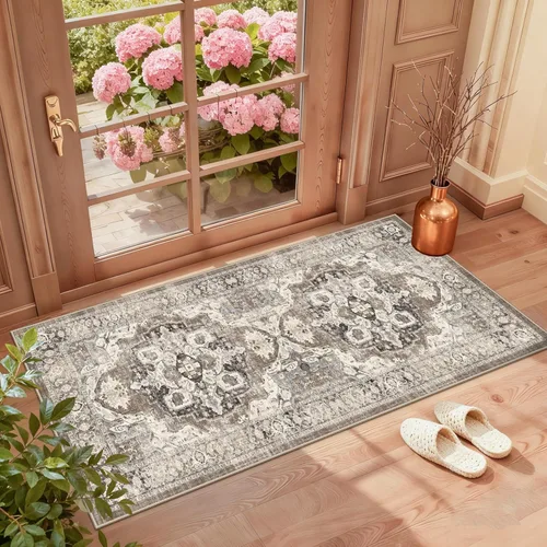Miniatura 53 de YOUFORTONG Alfombras Corredoras de 2x10 para Pasillos, Alfombra de Cocina Suave, Alfombra Corredera Antideslizante con Respaldo de Goma para Baño