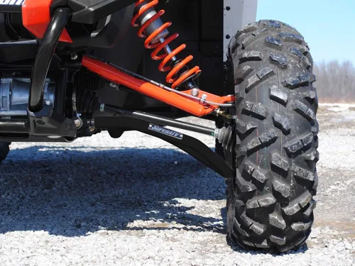 Miniatura 2 de SuperATV Brazos A delanteros de alta holgura para Can-Am Maverick DPS/XMR/XRS/MAX/Turbo (ver ajuste) - Negro