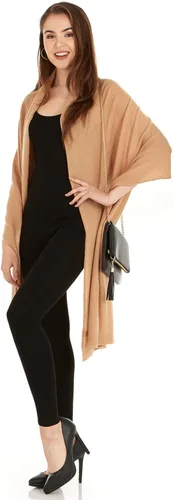 Miniatura 7 de Manio Cashmere Chal cruzado de punto 100% cachemira extra grande bufanda estola