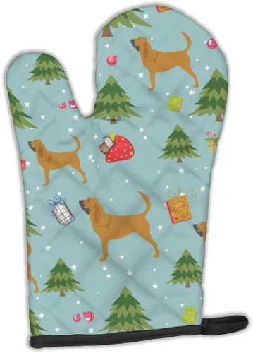 Miniatura 166 de Caroline's Treasures BB4872OVMT - Guante de horno de Navidad Affenpinscher resistente al calor, grueso para sartenes calientes y horno, manopla