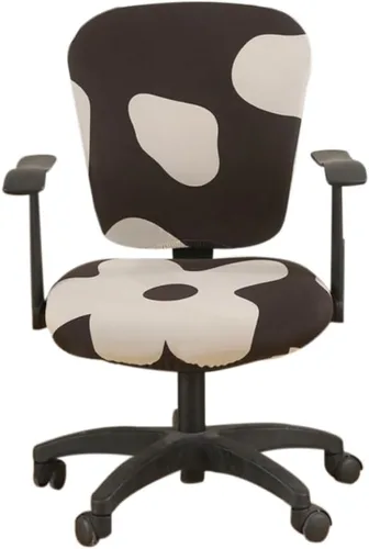 Miniatura 47 de Jinzio Funda para silla de oficina de computadora, tela protectora dividida y elástica, de poliéster, universal, para escritorio, para silla