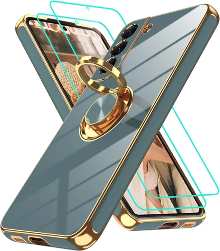 Miniatura 44 de Gritup Funda para Samsung Galaxy A14 5G: Funda Samsung A14 con 2 Protectores de Pantalla, Soporte de Anillo con Rotación 360°, Soporte Magnético
