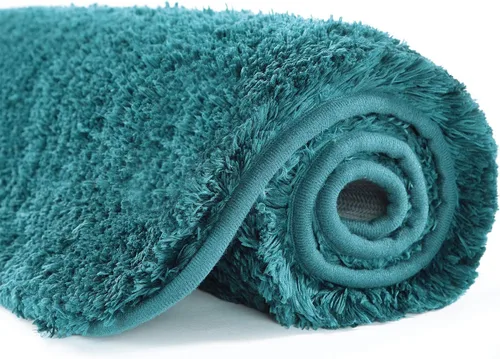 Miniatura 49 de Suchtale - Alfombra de baño antideslizante, tapete de baño de microfibra suave, absorbente de agua, peluda, lavable a máquina, para regadera, 16 x