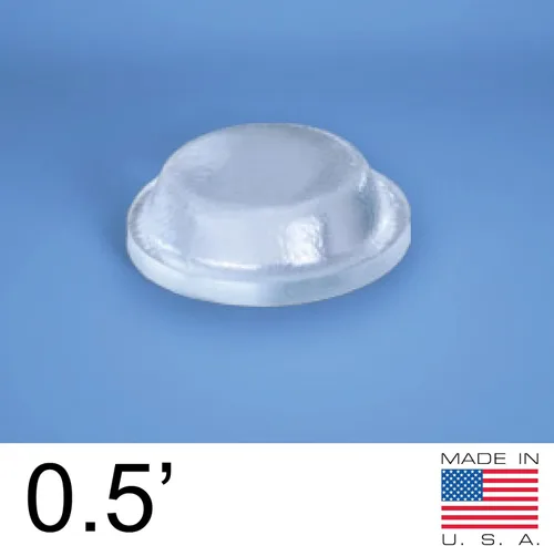 Miniatura 2 de Paquete de 50 topes para puerta de gabinete, almohadillas adhesivas transparentes de 1/2 pulgada de diámetro para cajones, tapas de vidrio, tablas