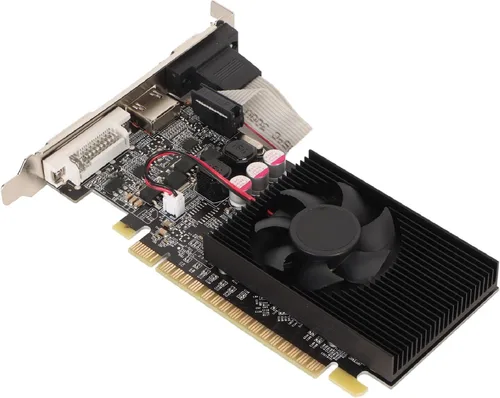 Tarjeta gráfica GT730, tarjeta gráfica DDR3 de 64 bits, 810 MHZ de 2 GB, tarjeta de video PC de 2560 x 1600, PCI Express 2.0, con DVI I, VGA,