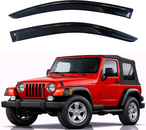 Miniatura 274 de KPY Visor de ventana compatible con Hyundai Tucson 2021-2025, 4 piezas de deflector de ventilación para ventana lateral, estilo Mugen, protector