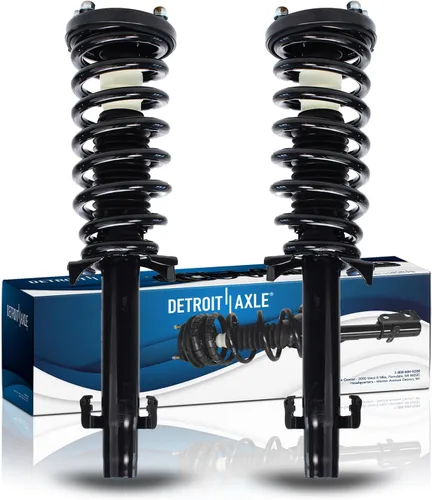 Miniatura 13 de Detroit Axle - Puntales 4WD para Ford Expedition Lincoln Navigator 1997-2002, 4 puntales completos con muelle helicoidal delantero trasero 1998 1999