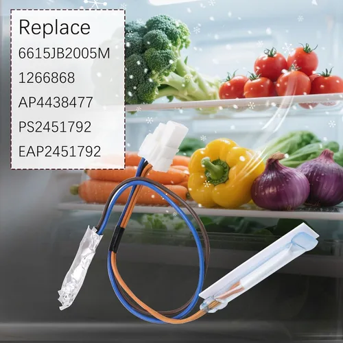 Miniatura 2 de 6615JB2005H Refrigerador Sensor de Temperatura Refrigerador Descongelar Sensor Asamblea Piezas de Repuesto para LG Kenmore Refrigerador