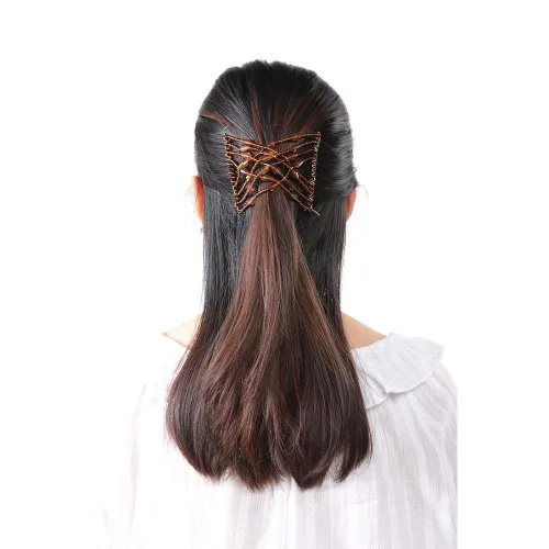 Miniatura 8 de Topsy cola herramienta para el cabello Pettine per capelli femminile pettine magico pettine vintage elastico per donna, pettine per capelli