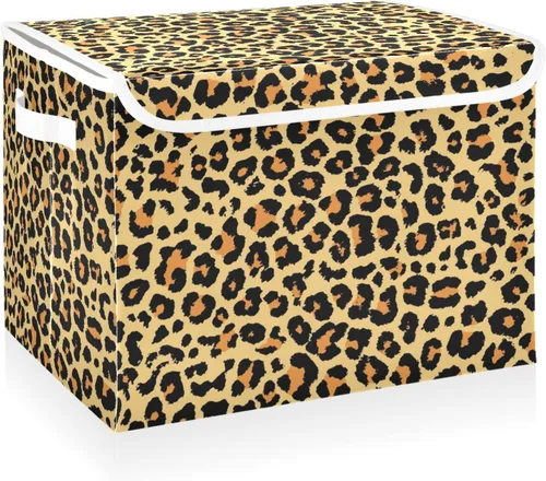 Miniatura 10 de CaTaKu Contenedores grandes de tela con tapas, cajas de almacenamiento de bastones de caramelo de Navidad con asas para organizar la ropa, cubos