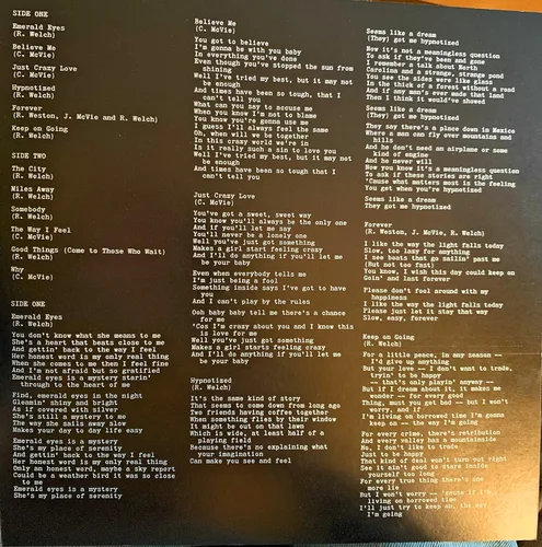 Miniatura 4 de FLEETWOOD MAC Mystery To Me VG+ Funda VG++ Letra Original Sleeve 1973