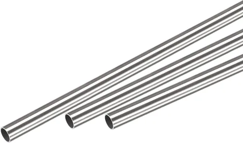 uxcell Tubo redondo de acero inoxidable 304 0.236 in OD 0.020 in espesor de pared 11.811 in longitud 3 piezas