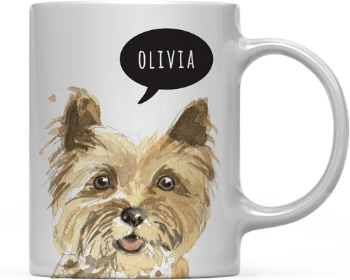 Miniatura 79 de Andaz Press Taza de café personalizada de 11 onzas para perro, Shih Tzu Shorter Haired Up Close, paquete de 1 Shih Tzu pelo más corto personalizado