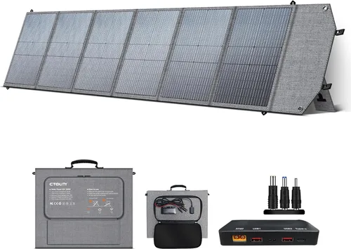 Miniatura 13 de 100W Portable Solar Panel for Power Station Generator, 19.8V Foldable Solar Cell with High-Efficiency Battery, IP65 Waterproof, Solar Charger for