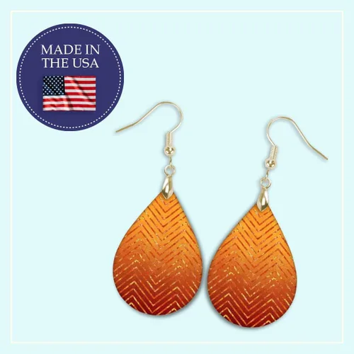 Miniatura 41 de Dangle Earrings for Women Colorful Dangling Drop Statement Jewelry Printed MDF Wood Teardrop Double Side Print Handmade by The Painted Pug