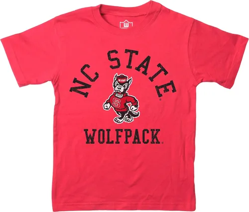Miniatura 71 de Wes and Willy Camiseta de algodón orgánico de manga corta para niños de la NCAA rutgers scarlet knights rojo
