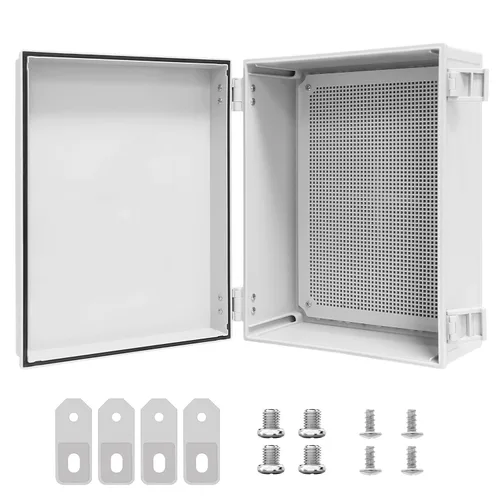 Miniatura 17 de Caja de conexiones IP65, impermeable, a prueba de polvo, carcasa de plástico ABS, caja de proyectos para exteriores e interiores, cubierta