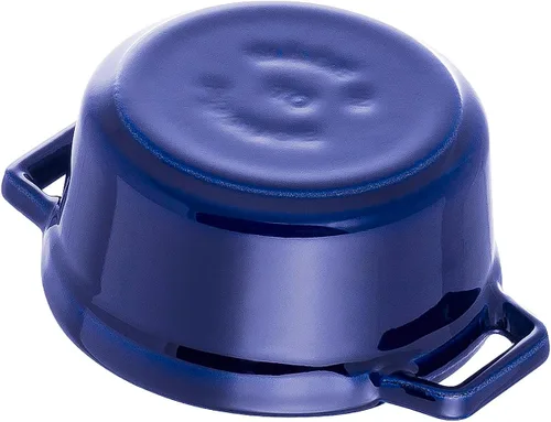 Miniatura 5 de Staub Mini Cocotte redonda de 10 cm, color azul oscuro