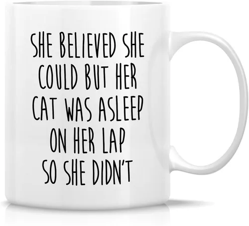 Miniatura 34 de Retreez - Taza Graciosa Show Me Your Kitties Amantes de Gatos, 325 ml, Tazas de Café de Cerámica, Divertidas, Sarcasmo, Sarcasticas, Regalos