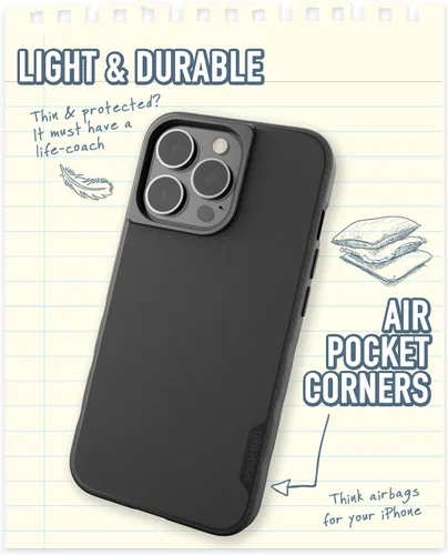 Miniatura 5 de Smartish® Funda delgada para iPhone 13 Pro - Gripmunk - [ligera + protectora] Funda de agarre fina - Black Tie Affair