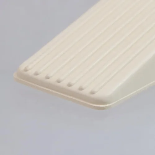 Miniatura 8 de Tope de puerta para puerta, cuña, antiarañazos, pequeño, color blanco, paquete de 4
