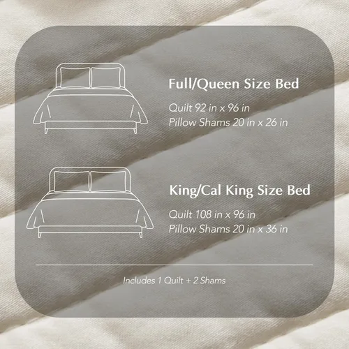 Miniatura 7 de EVERGRACEHOME Juego de edredón de sábana de algodón tamaño King, prelavado, con costura de canal de algodón, edredón, 3 piezas, ropa de cama ligera