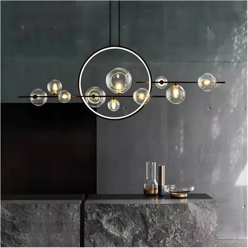 Miniatura 8 de Decoracion Hogar Moderno Lamparas Dining Room Modern Pendant Lights Pendant Lamp Indoor Lighting Led Lights for Room(White,7 Head)