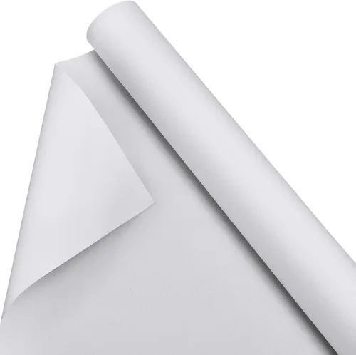 Miniatura 11 de Kinlop - Rollo de lienzo de algodón blanco de 61 pulgadas x 10 pies con doble imprimado para pintura al óleo y acrílica