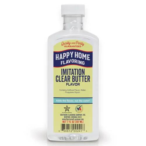 Miniatura 15 de Happy Home Sabor de vainilla de imitación transparente, sin alcohol, certificado Kosher, 7 onzas.