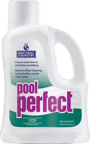 Miniatura 6 de Natural Chemistry Pool Perfect, 2 L, 1 paquete, limpiador de piscina para eliminar contaminantes, desechos y otros residuos