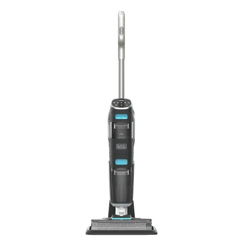 BLACK+DECKER Aspiradora inalámbrica para seco y mojado y trapeador, Duo de aspirado y lavado con autolimpieza, limpieza de bordes y pantalla
