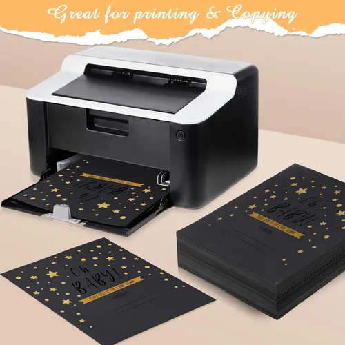 Miniatura 3 de Fainne 200 hojas de 8.5 x 11 pulgadas, cartulina, papel grueso, peso pesado, papel de impresora de cartas, 250 GSM, cubierta de 92 libras, texto