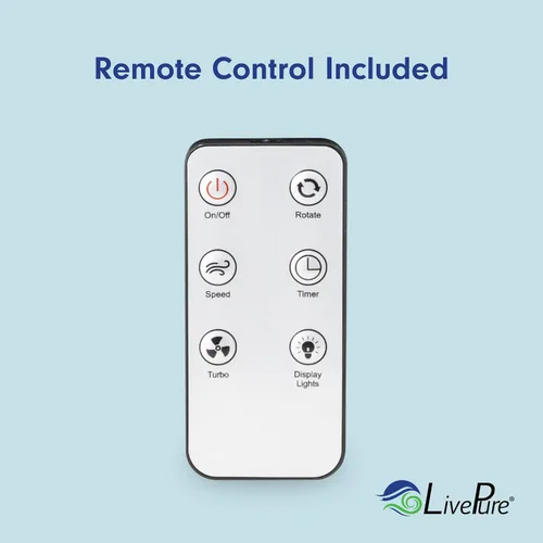 Miniatura 8 de LivePure Ventilador recargable para interiores y exteriores, verde azulado