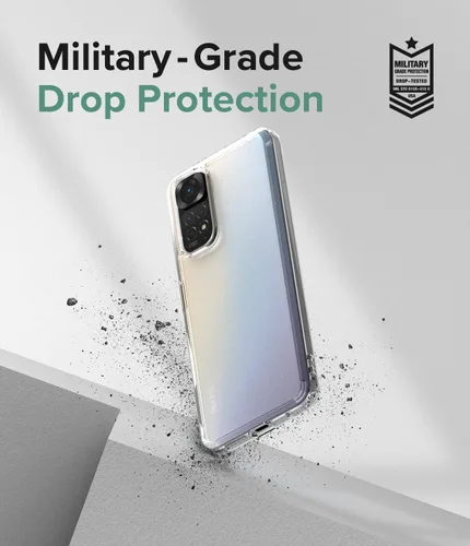 Miniatura 5 de Ringke Fusion - Funda compatible con Redmi Note 11/11S 4G (6.43 pulgadas), parte trasera dura transparente a prueba de golpes, funda protectora