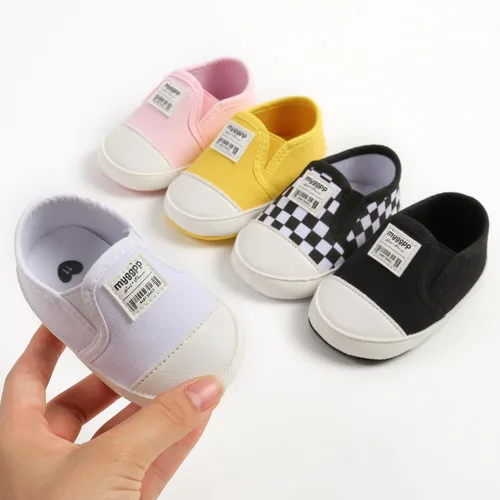 Miniatura 3 de Zapatos de bebé para niños y niñas, tenis de suela antideslizante, zapatos planos para primeros pasos, zapatos planos y perezosos