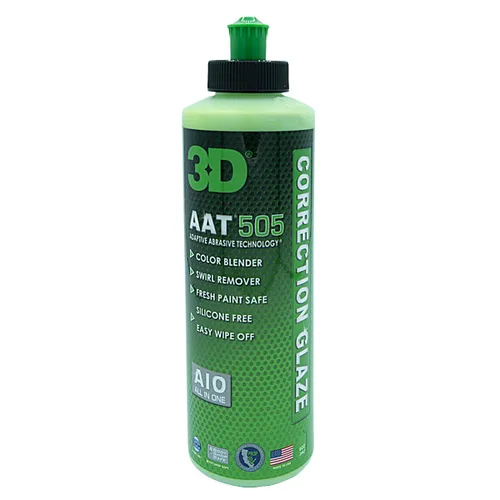 3D AAT 505 Esmalte Corrector - 8oz - Eliminador de Remolinos para Cuerpo Recién Pintado - Protección UV Montan - Fácil Limpieza - Tecnología
