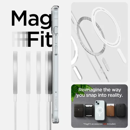 Miniatura 90 de Spigen Funda para iPhone 13 Mini, ultra híbrida MagFit [antiamarilleo] [compatible con Magsafe] - Transparente
