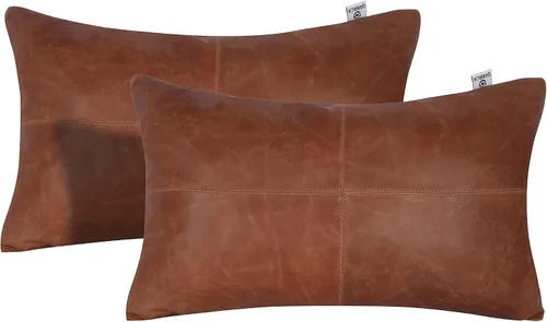 Miniatura 33 de Funda de almohada rectangular de piel de cordero – Funda de cojín para sofá – Fundas decorativas para sala de estar y dormitorio, caja negra