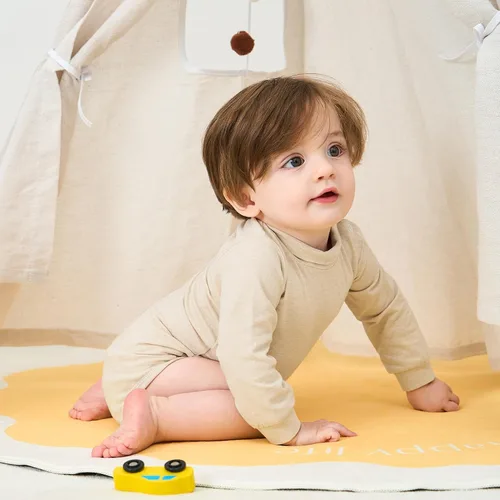 Miniatura 195 de pureborn Mameluco de algodón súper suave para bebés niños y niñas de 0 a 24 meses