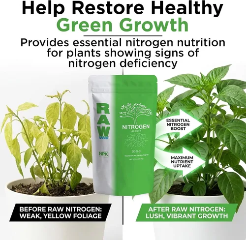 Miniatura 2 de Fertilizante de nitrógeno crudo de 2 onzas Alimento vegetal soluble en agua con alto contenido de nitrógeno para crecimiento vegetativo