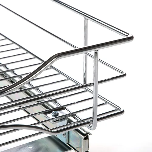 Miniatura 6 de Home Zone Living Organizador de armario de cocina extraíble con cajón deslizante para ahorrar espacio, 14 pulgadas de ancho x 21 pulgadas de largo