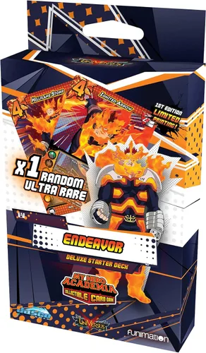 Miniatura 4 de Jasco Games My Hero Academia - Juego de cartas coleccionables Serie 3 Endeavor Starter Deck Juego de cartas coleccionables para adultos